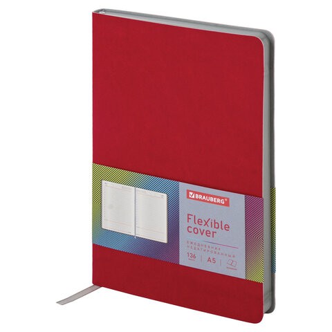 Ежедневник недатированный А5 Brauberg Flex 136 листов 111679 цена за 2 шт , 